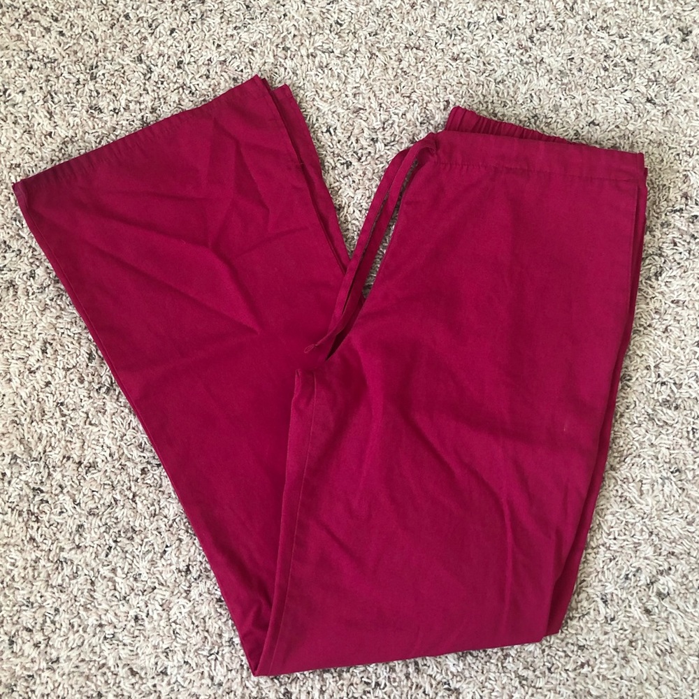 Cherokee Scrub Pants Fuchsia